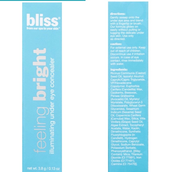 Bliss Radiant Ivory feeling bright concealer NIB - Picture 3 of 5